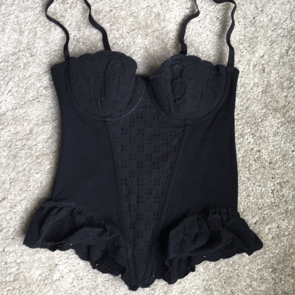 Eyelet corset